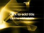 The Electrified Yellow Glass video background for PowerPoint