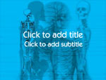 The Human Skeleton video background for PowerPoint