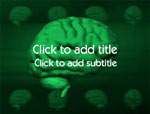 The Human Brain video background for PowerPoint