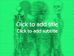 The Human Skeleton video background for PowerPoint