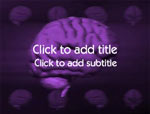 The Human Brain video background for PowerPoint