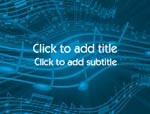The Musical Notes video background for PowerPoint