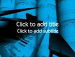 The Piano video background for PowerPoint