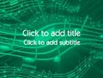 The Musical Notes video background for PowerPoint