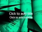 The Piano video background for PowerPoint