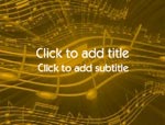 The Musical Notes video background for PowerPoint