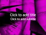 The Piano video background for PowerPoint