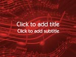 The Musical Notes video background for PowerPoint