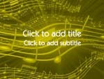 The Musical Notes video background for PowerPoint