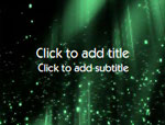 The Particle Aurora video background for PowerPoint