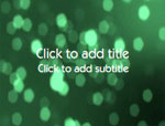 The Particle Glitter video background for PowerPoint