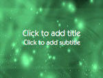 The Particle Ocean video background for PowerPoint