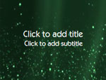 The Particle Rain video background for PowerPoint