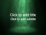 The Particle Spotlight video background for PowerPoint
