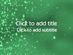 The Particle Storm video background for PowerPoint