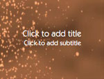 Particle Storm video background for PowerPoint