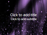 The Particle Aurora video background for PowerPoint