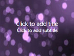 The Particle Glitter video background for PowerPoint