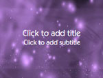 The Particle Ocean video background for PowerPoint