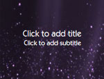 Particle Rain video background for PowerPoint