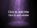 The Particle Spotlight video background for PowerPoint