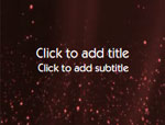 The Particle Rain video background for PowerPoint