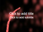 The Particle Trail video background for PowerPoint