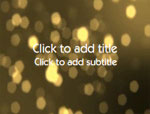 The Particle Glitter video background for PowerPoint