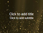 The Particle Rain video background for PowerPoint
