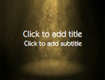 The Particle Spotlight video background for PowerPoint