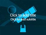 The Astronomer video background for PowerPoint
