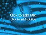 The Baseball video background for PowerPoint