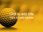 The Golf video background for PowerPoint