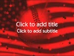 The Baseball video background for PowerPoint