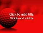 The Golf video background for PowerPoint