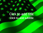 The Stars & Stripes video background for PowerPoint