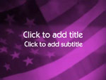 The US Flag video background for PowerPoint