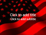 The Stars & Stripes video background for PowerPoint