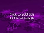 The Flower Carousel video background for PowerPoint
