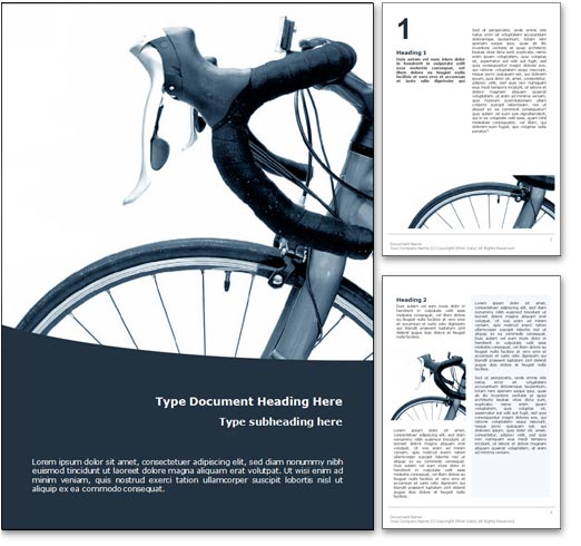 Cycle word template document