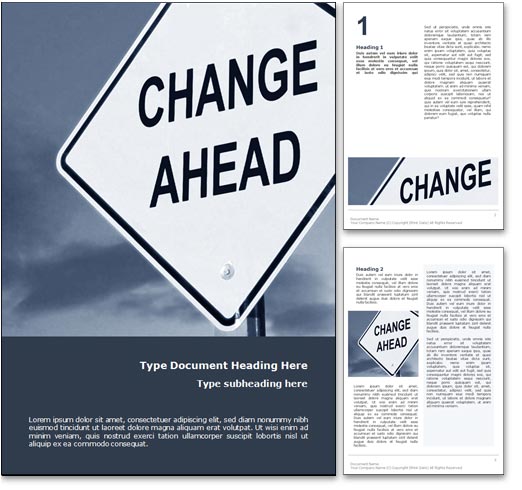 Change Management word template document