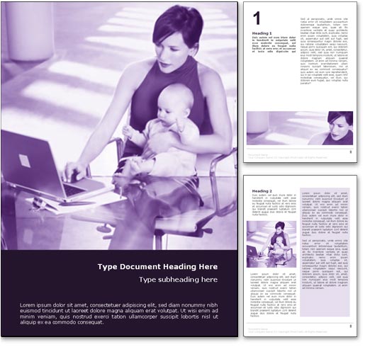 Working Mother word template document