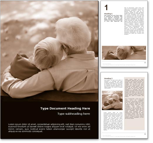 Growing Old Together word template document