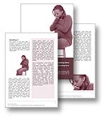 Pregnant Teen word template document