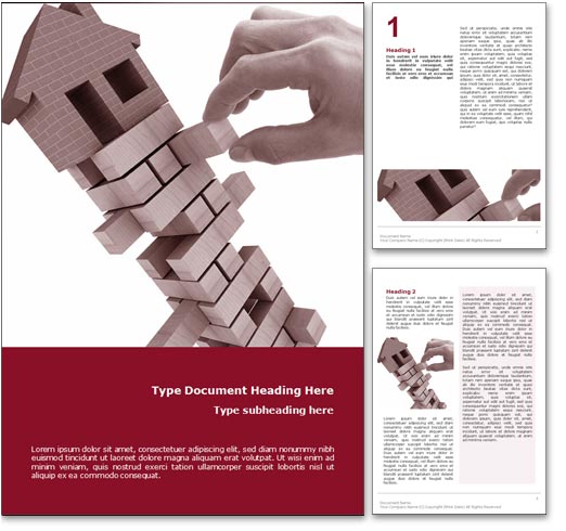 Housing Market word template document