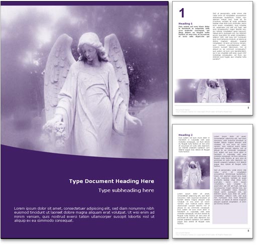 Angel word template document