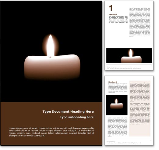 Prayer word template document