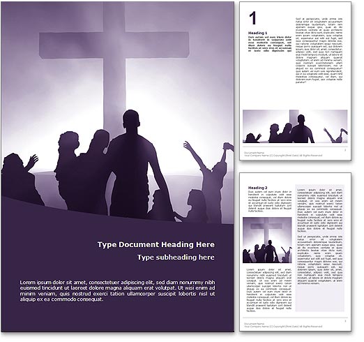 Worship word template document