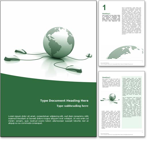 Free Microsoft Word 2007 Cover Page Templates