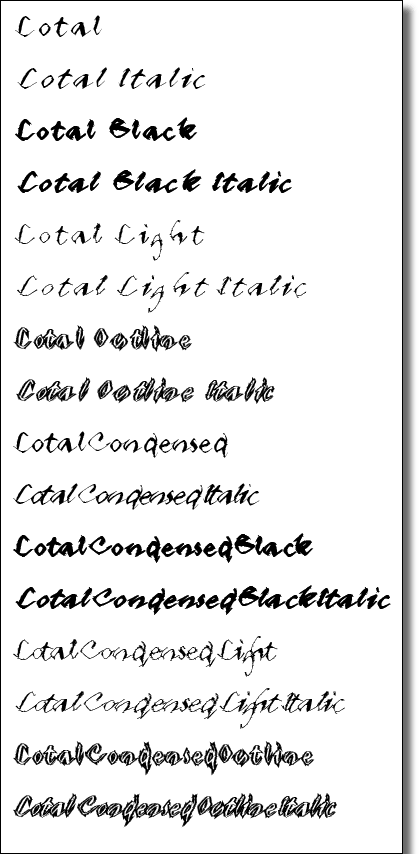 Lotal Font Family